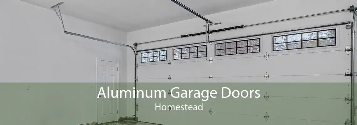 Aluminum Garage Doors Homestead