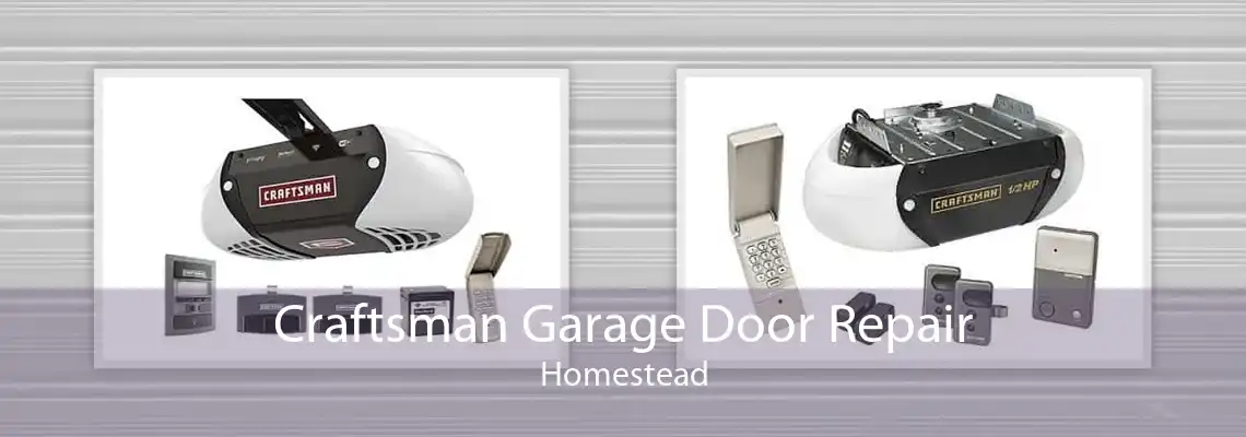 Craftsman Garage Door Repair Homestead