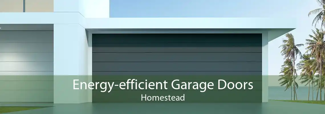 Energy-efficient Garage Doors Homestead