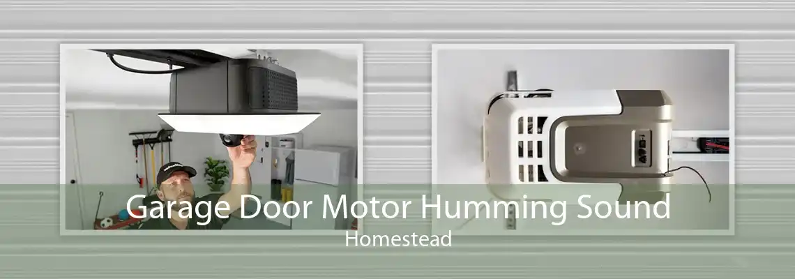 Garage Door Motor Humming Sound Homestead