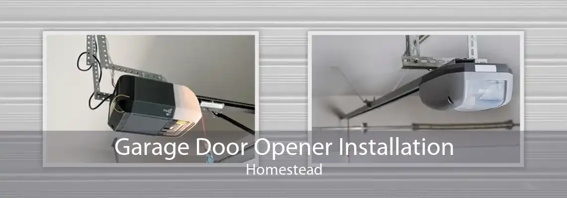 Garage Door Opener Installation Homestead