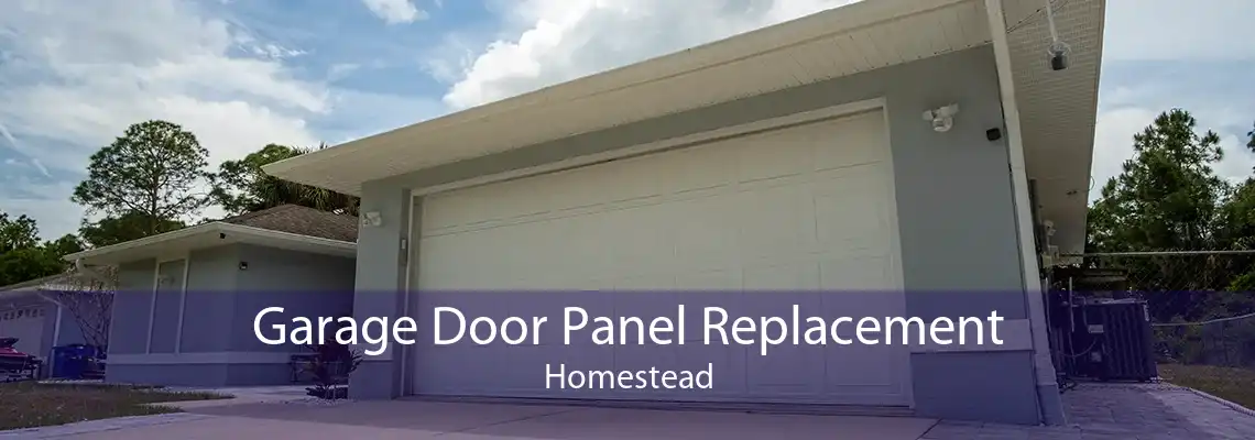Garage Door Panel Replacement Homestead
