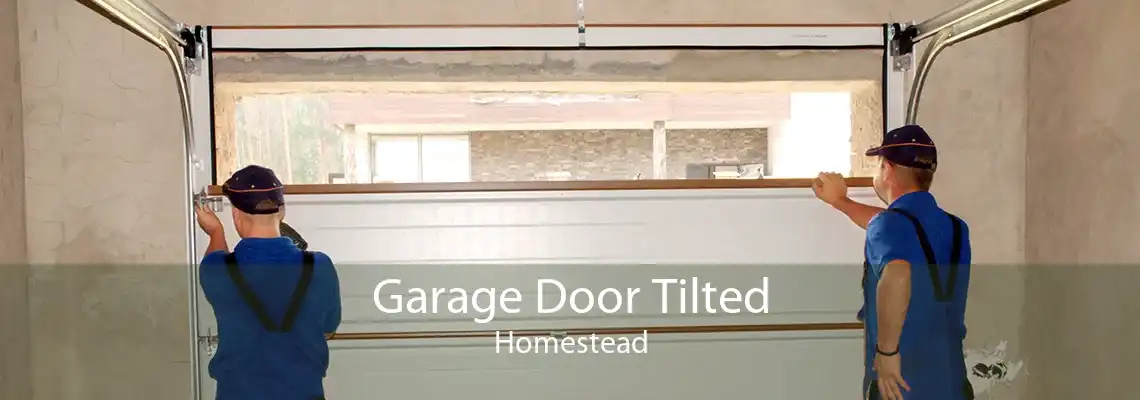 Garage Door Tilted Homestead