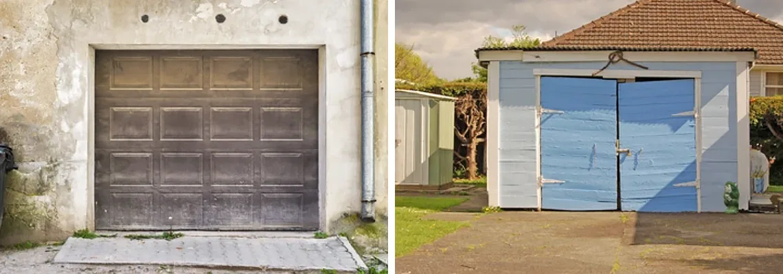 Rotten Steel Garage Door Repair in Homestead